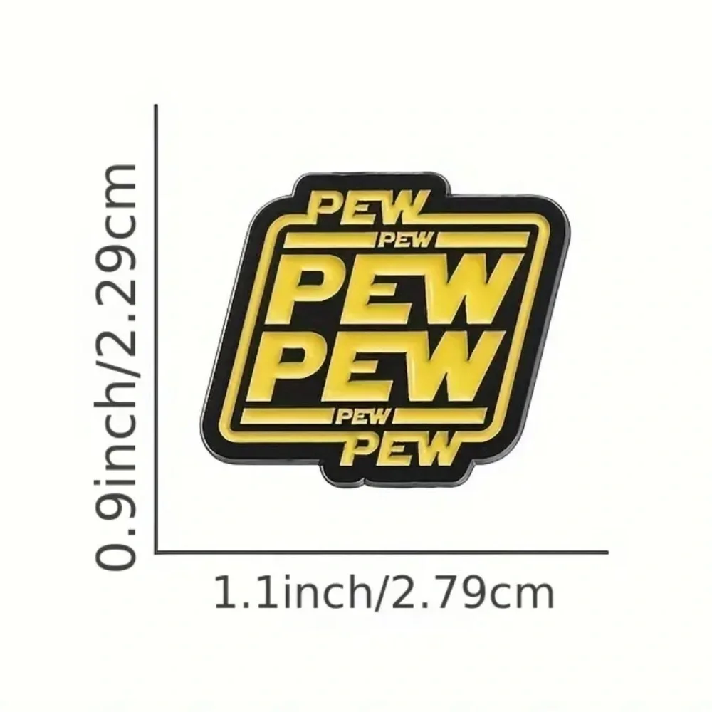 3/$25 Retro Star Wars Style Unisex Pin “Pew Pew Pew…”